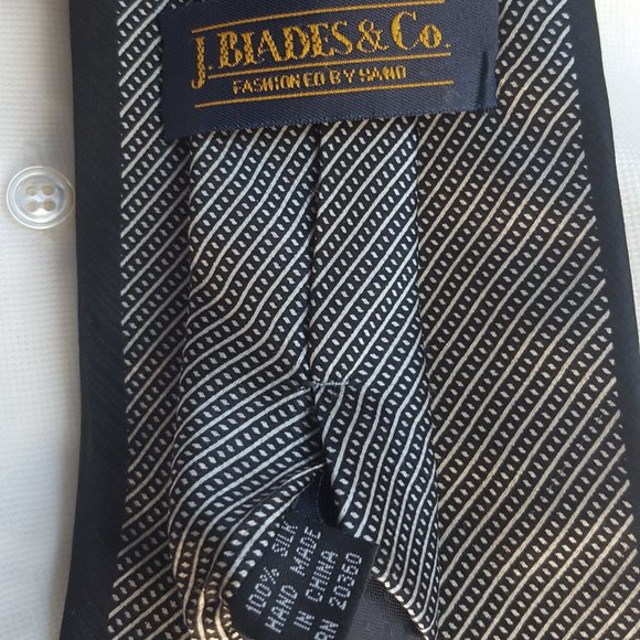 Silk tie J. Blades & Co vintage hand made - Picture 3 of 4